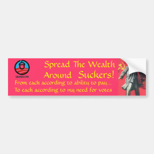 Spreading the Wealth Around Bumper Sticker