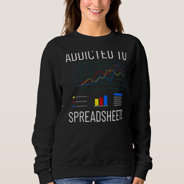 Spreadsheet Calculator Software Budget Templates   Sweatshirt (Front)