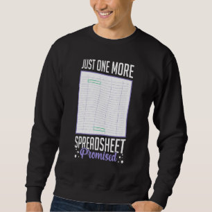 Spreadsheet Calculator Software Budget Templates Sweatshirt