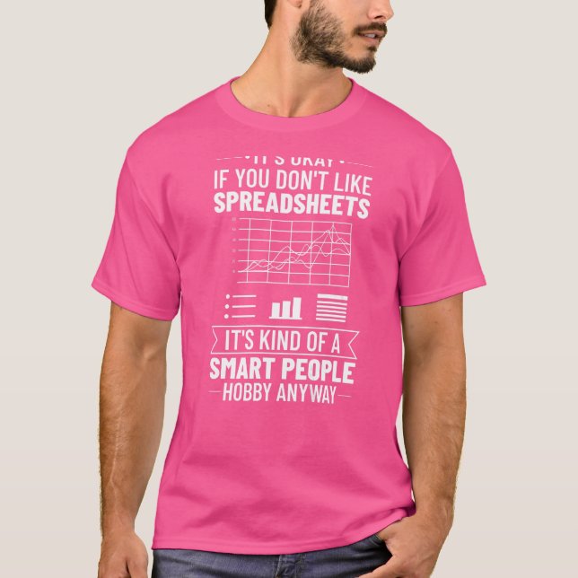 Spreadsheet Calculator Software Budget Templates   T-Shirt (Front)