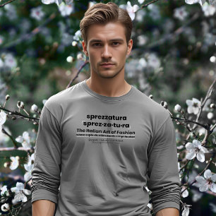 SPREZZATURA: THE ITALIAN ART OF FASHION-BlackDenim Tri-Blend Shirt