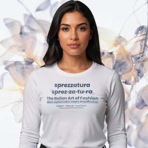 SPREZZATURA: THE ITALIAN ART OF FASHION-BlueDenim Tri-Blend Shirt