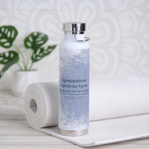 SPREZZATURA: THE ITALIAN ART OF FASHION-BlueDenim Water Bottle
