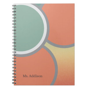 Sprial bound personalised name notebook