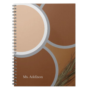 Sprial bound personalised name notebook
