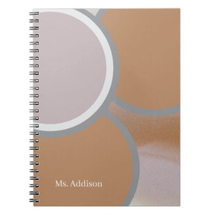 Sprial bound personalised name notebook