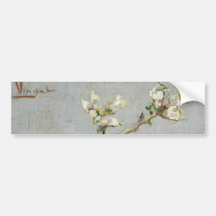 Sprig of Flowering Almond in a Glass by Van Gogh Bumper Sticker