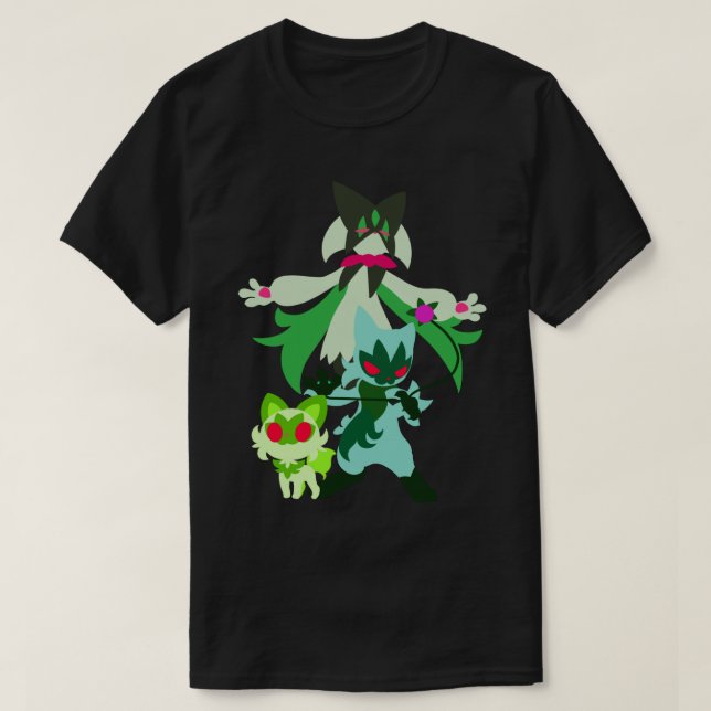Sprigatito evolution  T-Shirt (Design Front)