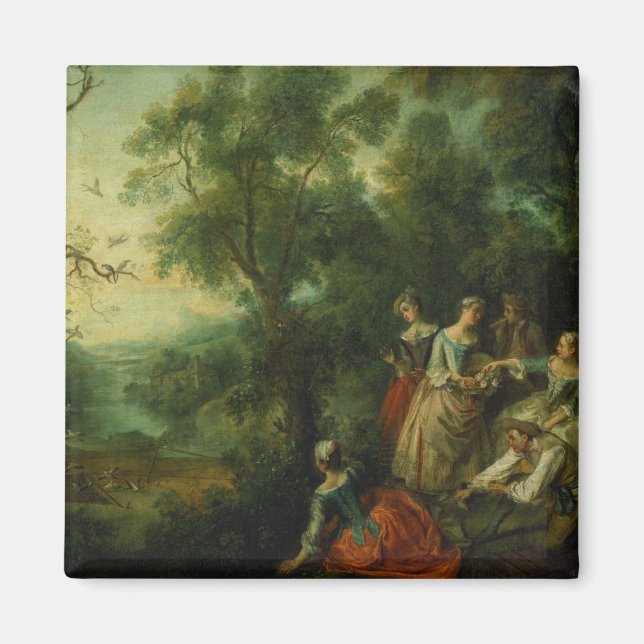Spring, 1738 (oil on canvas) magnet (Front)