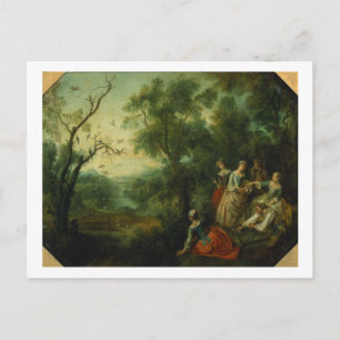Spring, 1738 (oil on canvas) postcard