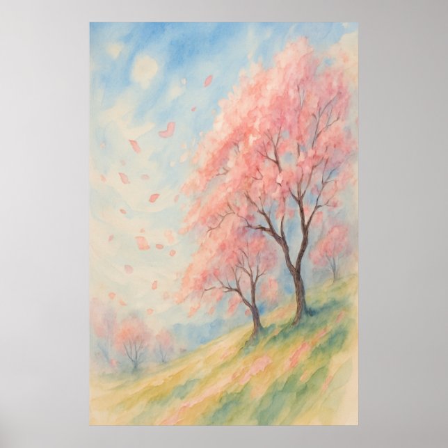 Spring 1, Blossom Breeze, Seasonal Poster  (Front)