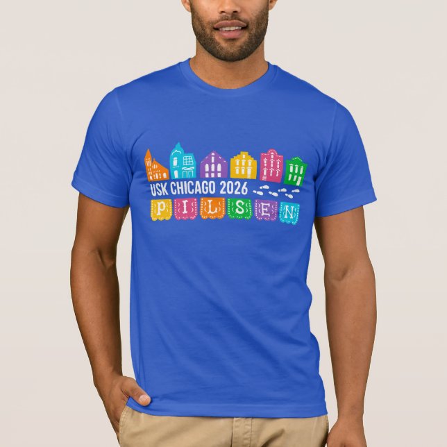 Spring 2026 Usk Chicago SketchWalk  T-Shirt (Front)