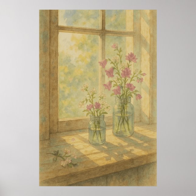 Spring 4, Spring Window Light, Seasonal Print (Front)