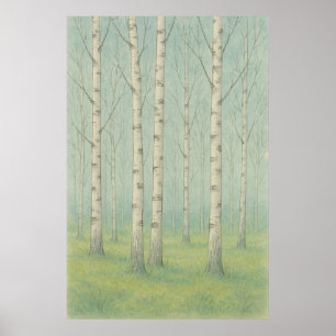 Spring 6, April Silence, Seasonal Print