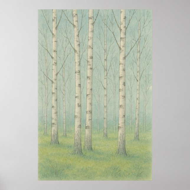 Spring 6, April Silence, Seasonal Print (Front)