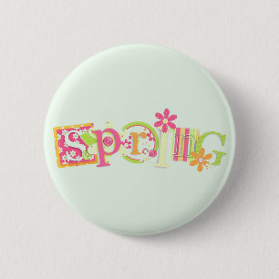 Spring 6 Cm Round Badge