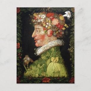 Spring, a series depicting the four seasons postcard
