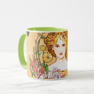Spring, Alphonse Mucha Mug