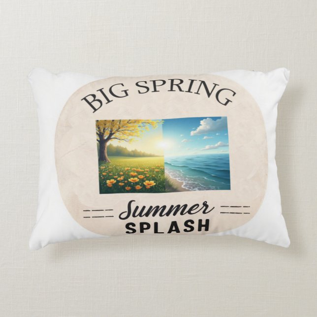 Spring and Summer Decorative Cushion (Front)