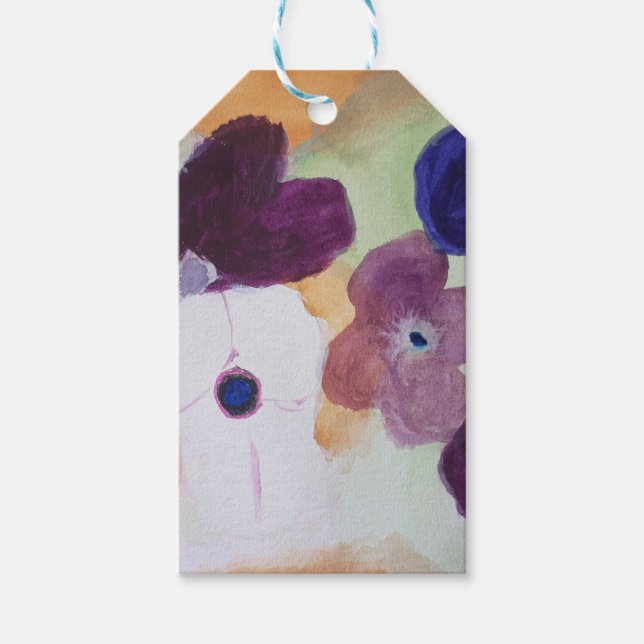 Spring Anemones  Gift Tags (Front)