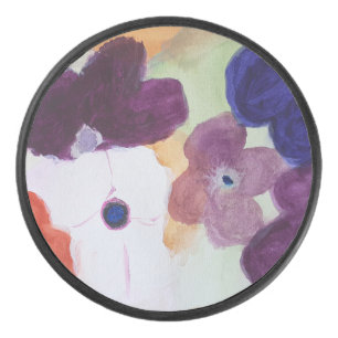 Spring Anemones Hockey Puck