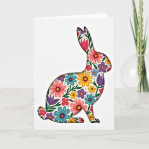 Spring Animal Flower Garden Card