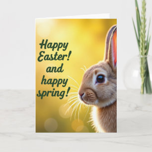 Spring Animal Portrait Card