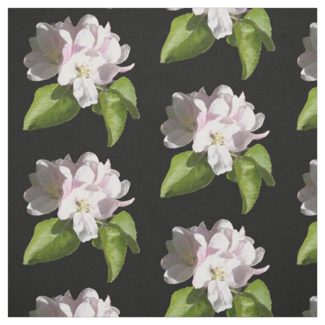 Spring Apple Blossom Cotton Fabric (Swatch)