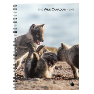 Spring - Arctic Fox Spiral Notebook