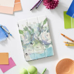 Spring Arrangement - Watercolor Bouquet iPad Pro Cover<br><div class="desc">Spring Arrangement II by Samuel Dixon. Features a bouquet of watercolor flowers in a very muted colour palette.</div>
