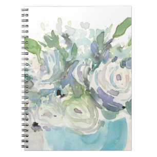 Spring Arrangement - Watercolor Bouquet Notebook