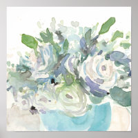 Spring Arrangement - Watercolor Bouquet