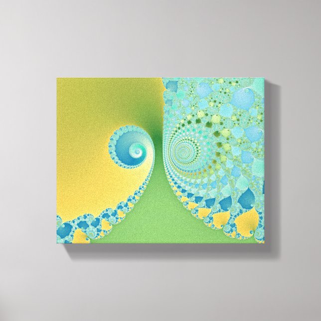 Spring Arrives - Fractal Art Canvas Print (Front)