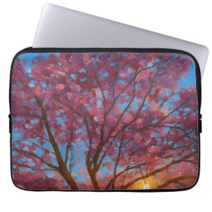 Spring Awakening – Blooming Tree Landscape Laptop Sleeve
