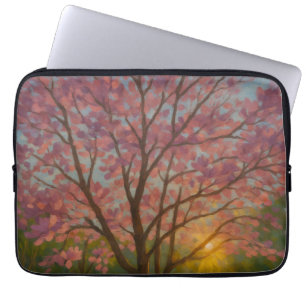Spring Awakening – Blooming Tree Landscape Laptop Sleeve