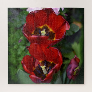Spring awakening , Tulips Jigsaw Puzzle