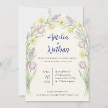 Spring Awakening Wedding Invitation