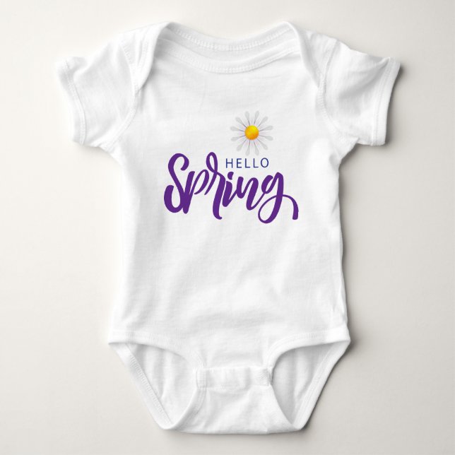 spring baby bodysuit (Front)