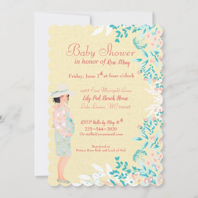 Spring Baby Shower Card (Front)