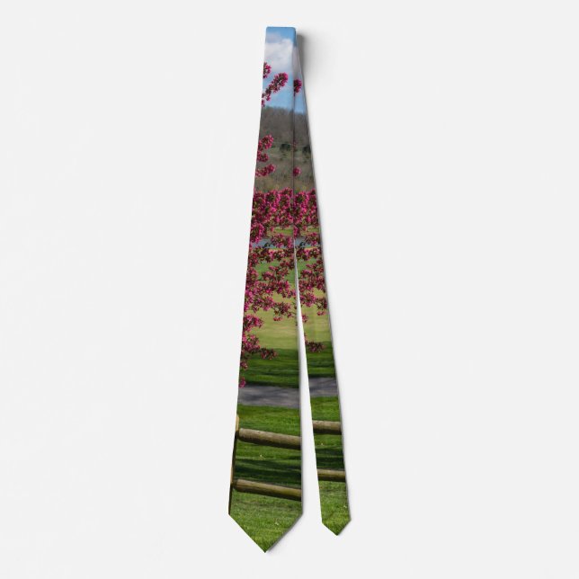 Spring Beauty At Rivercut Neck Tie (Front)