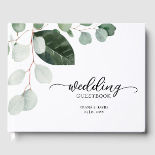 SPRING BEAUTY BOTANICAL GREENERY  Wedding Guest Book