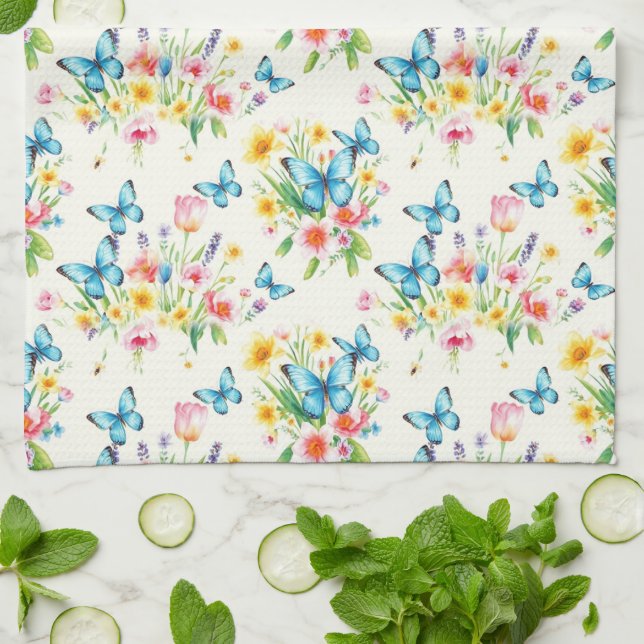 Spring Beauty Tea Towel (Folded)