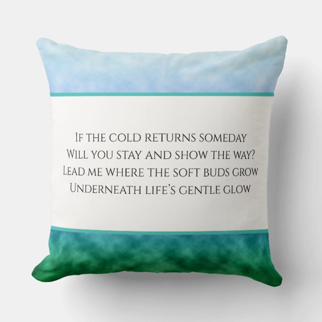 Spring Beneath the Sky Cushion (Front)