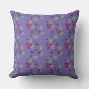 Spring Berries Garden Greenery Fruit Cushion