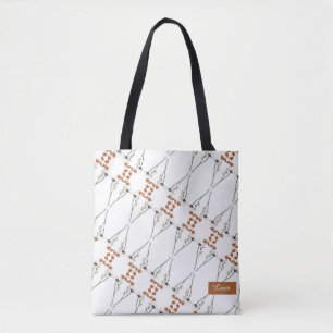 Spring Big floral Pattern Tote Bag