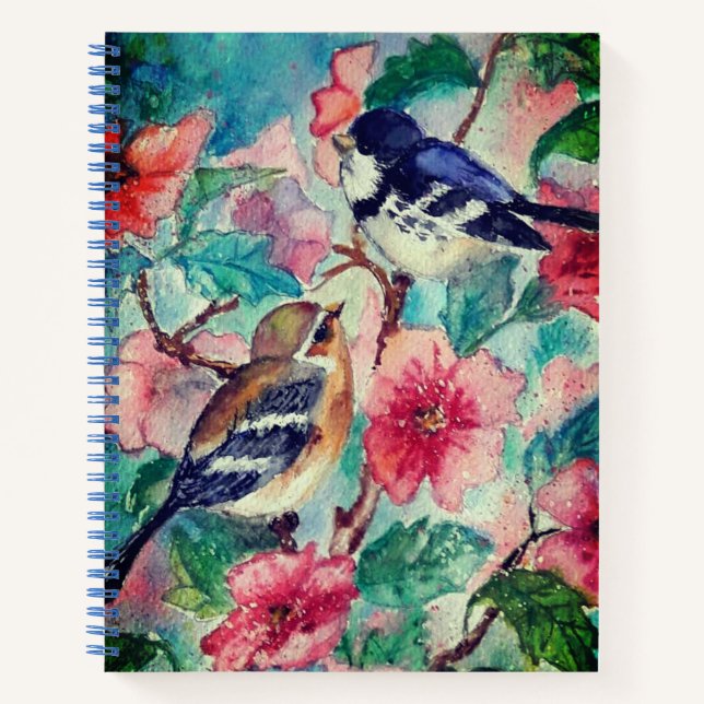 Spring Birds Notebook (Front)