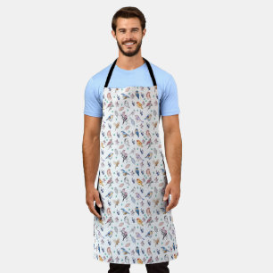Spring Birds Pattern Apron