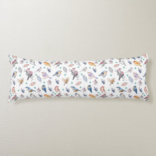 Spring Birds Pattern Body Cushion