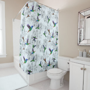 Spring Birds Shower Curtain