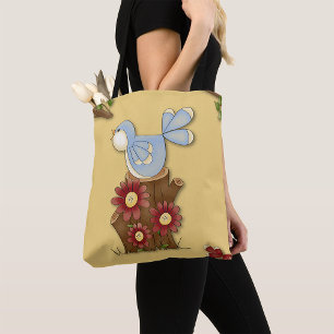 Spring Birds Tote Bag